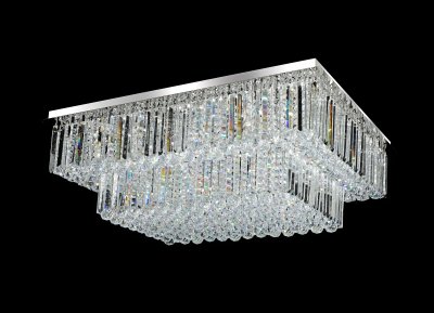 ไฟโคมถาดLED ทรงสี่เหลี่ยมพื้นผ้า ไต่ระดับ รุ่น 2602-1100*750