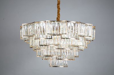 โคมไฟระย้าคริสตัล ทรงกลมไต่ระดับ รุ่น 8012-800