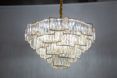 โคมไฟระย้าคริสตัล ทรงกลมไต่ระดับ รุ่น 8012-800