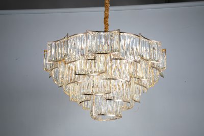 โคมไฟระย้าคริสตัล ทรงกลมไต่ระดับ รุ่น 8012-800