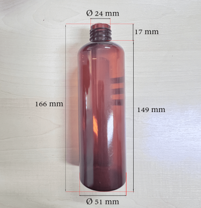ขวดPET ทรงบ่ามน 250 ml