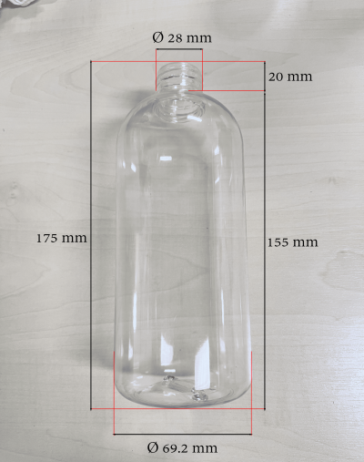 ขวดPET ทรงระฆัง 500 ml