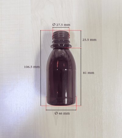 ขวดPET คอล็อค 100 ml