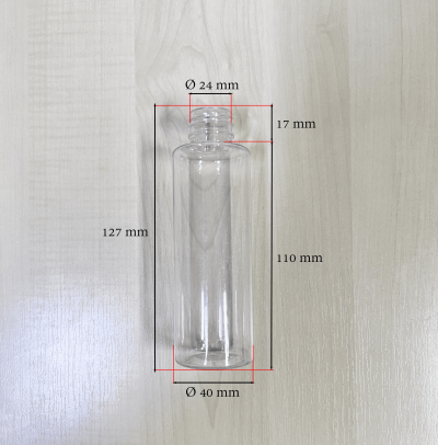 ขวดPET ทรงกระบอก 100 ml