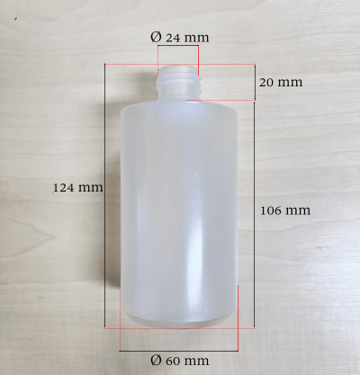 ขวดPET ทรงกระบอก 260 ml