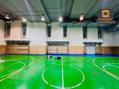 เบาะติดผนังกันกระแทก โรงยิม ( Wall padding gym ) 