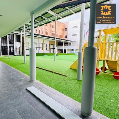 เบาะหุ้มเสากันกระแทก โรงเรียนนานาชาติต้นหลิว