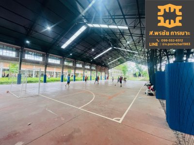 เบาะหุ้มเสากันกระแทก สนามฟุตซอล ( futsal court )