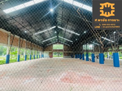 เบาะหุ้มเสากันกระแทก สนามฟุตซอล ( futsal court )