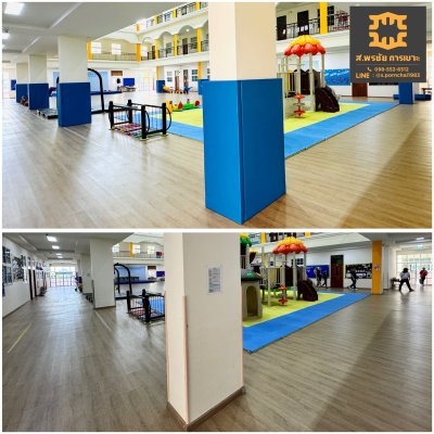 เบาะติดผนังกันกระแทก โรงยิม Wall padding for gym