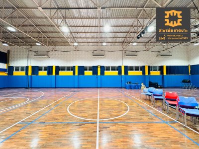 เบาะติดผนังกันกระแทก โรงยิม Wall padding for gym