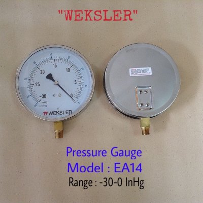 WEKSLER PRESSURE GAUGE EA14 - เกจวัดแรงดัน