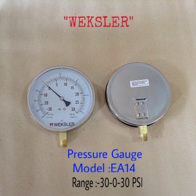 WEKSLER PRESSURE GAUGE EA14 - เกจวัดแรงดัน