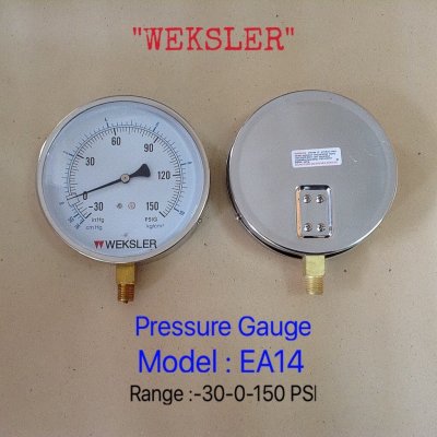 WEKSLER PRESSURE GAUGE EA14 - เกจวัดแรงดัน