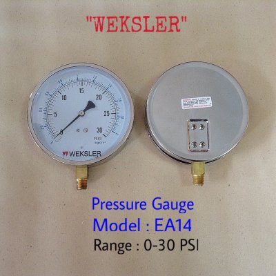 WEKSLER PRESSURE GAUGE EA14 - เกจวัดแรงดัน