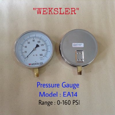 WEKSLER PRESSURE GAUGE EA14 - เกจวัดแรงดัน