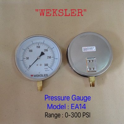 WEKSLER PRESSURE GAUGE EA14 - เกจวัดแรงดัน