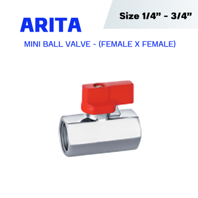 ARITA MINI BALL VALVE (BMBA-FF) - บอลวาล์ว