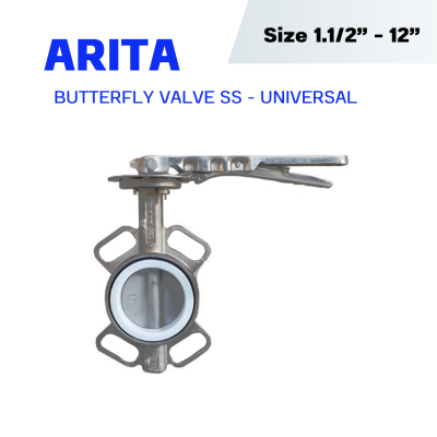 ARITA SBF-T16L Butterfly Valve Stainless Steel - Universal