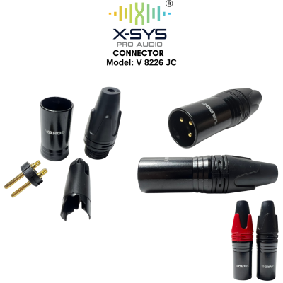 JACK CONNECTOR VAROS V8226 MALE/JANTAN