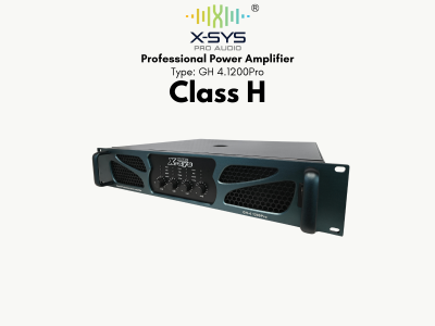 PROFESSIONAL POWER AMPLIFIER CLASS H TYPE GH 4.1200Pro