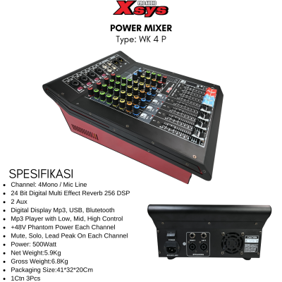 POWER MIXER XSYS  WK4P POWER MIXER XSYS  WK4P