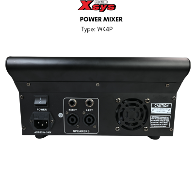 POWER MIXER XSYS  WK4P POWER MIXER XSYS  WK4P