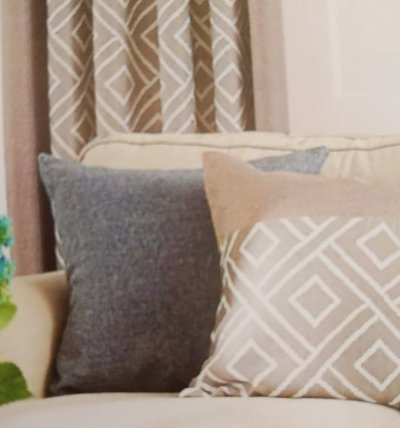 ผ้าม่านลายดอกวินเทจ - สีพาสเทล หน้า 280CM.