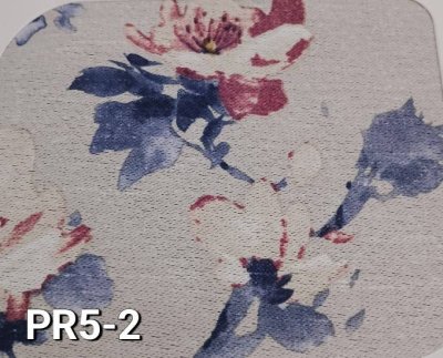 ผ้าม่านลายดอกวินเทจ - สีพาสเทล หน้า 280CM.