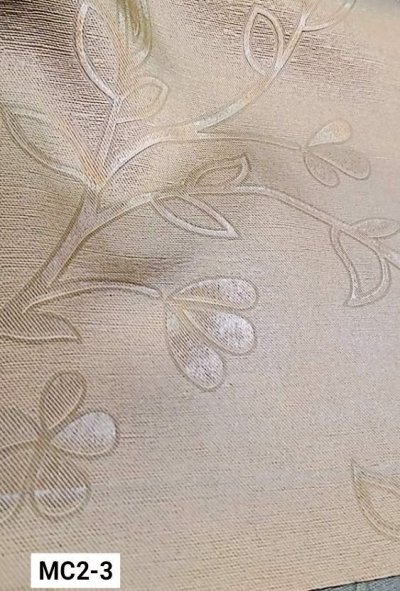 ผ้าม่านทึบเนื้อพิมพ์ลายในตัว กัน UV 85%++