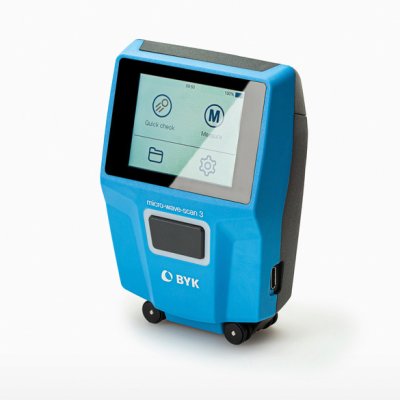 Compact Wave-Scan for Small and Curved High-Gloss Surfaces