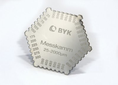 Wet Film Thickness Gauges with notches