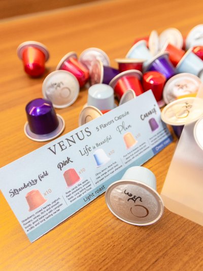 แคปซูลกาแฟ Venus 50 Capsule box  (รวม Specialty 5 รสชาติ)
