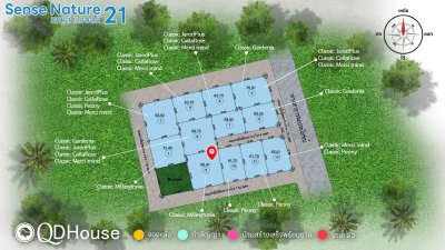 บ้านหัวรอ เซ้นส์เนเจอร์ โครงการ 21 แปลงที่ 009