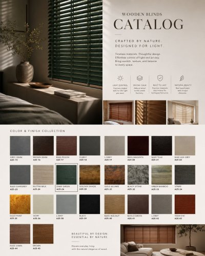 Wood Blind Collection A25 Series
