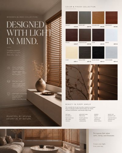 Wood Blind Collection A25 Series