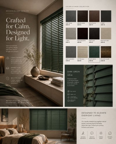 Wood Blind Collection A25 Series