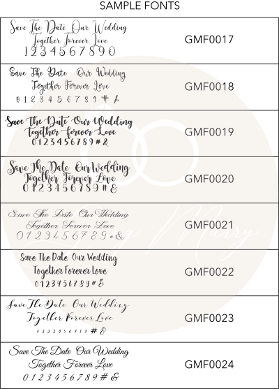 Font catalog - แบบฟอนท์