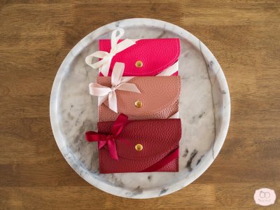 Leather name card holder