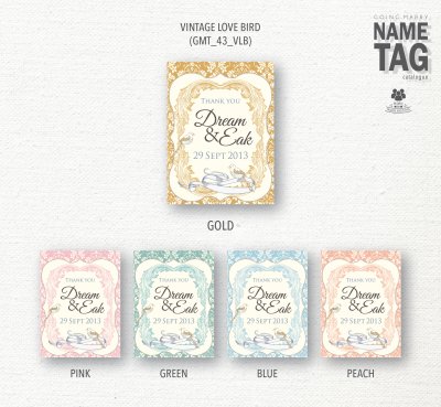 Name tag catalog - แบบป้ายชื่อของชำร่วย