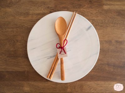 Wooden spoon and chopsticks