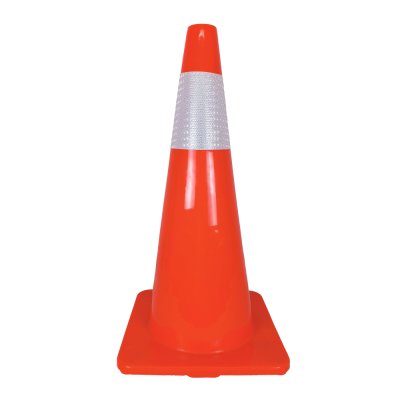กรวยจราจร PVC ความสูง 70 ซม สีส้ม