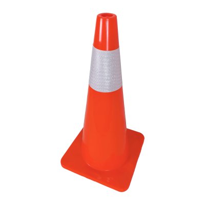 กรวยจราจร PVC ความสูง 70 ซม สีส้ม