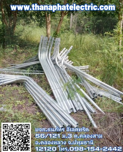 เสาไฟฟ้าถนนชุบกัลวาไนซ์