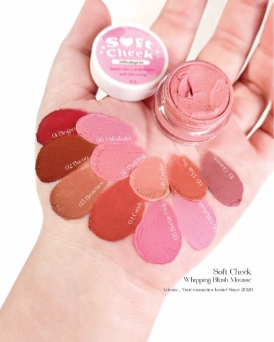 วิปปิ้งบลัชมูส (Whipping Brush Mousse Soft Cheek) HONEYKISS Cosmetics