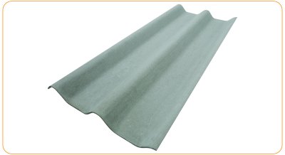 กระเบื้อง ลอนคู่ สีธรรมชาติ