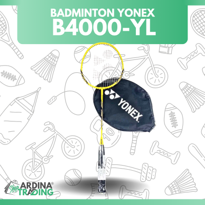 (ของแท้ 100%) YONEX แบตมินตัน รุ่น B4000-YL สีเหลือง (1ไม้)