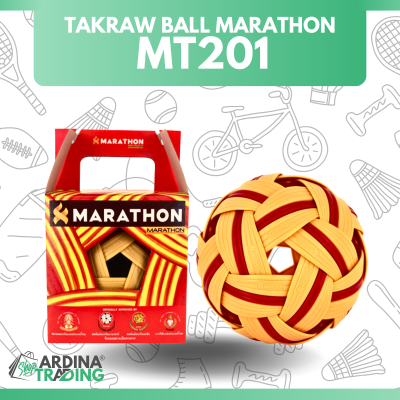 (ของแท้ 100%) MARATHON ลูกตะกร้อ รุ่น MT201 (ขนาดมาตรฐาน)