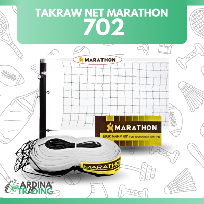 (ของแท้ 100%) MARATHON ตาข่ายตะกร้อ รุ่น 702 (แข่งขัน)