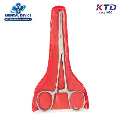 คีมจับเส้นแบบมีเขี้ยว (Kocher Forceps 1x2 th)